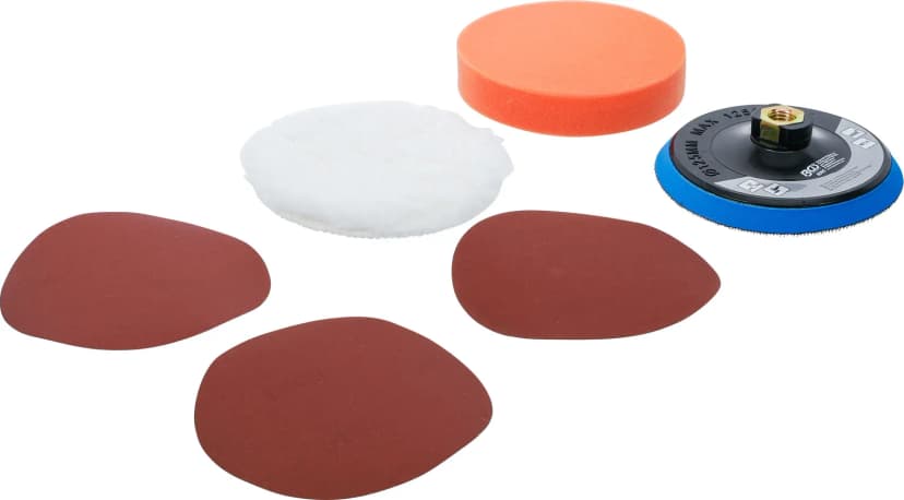 Set za brušenje in poliranje, Ø 125 mm