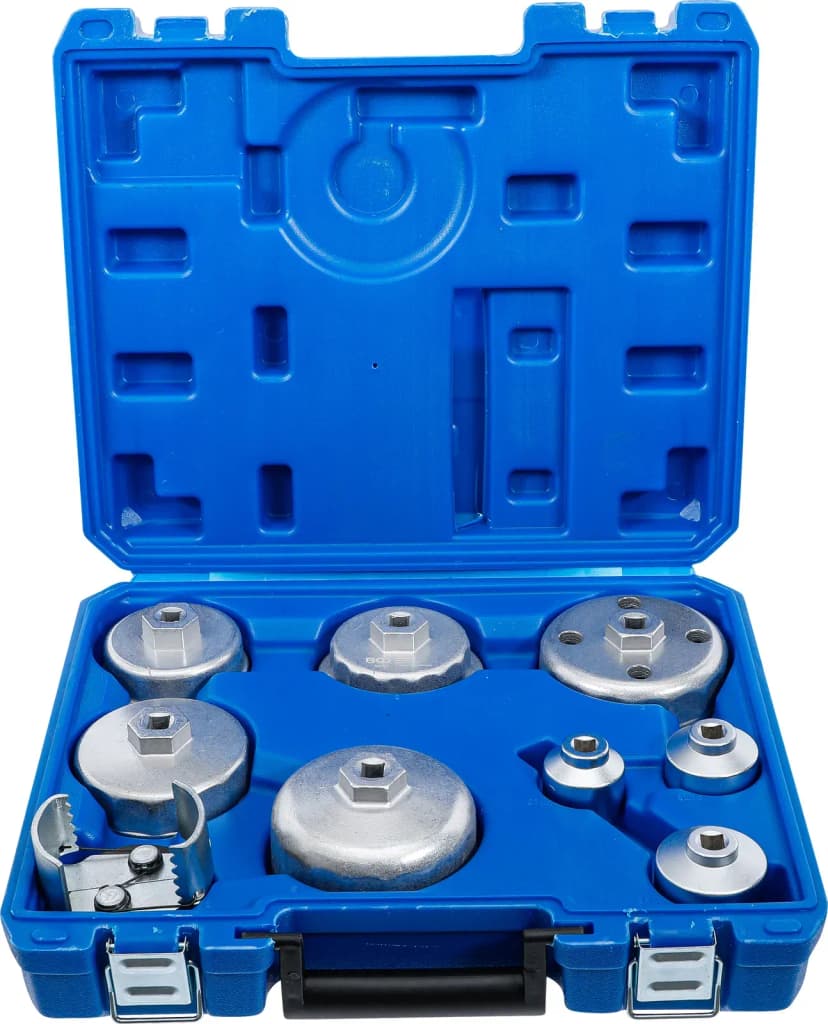 Set ključev za oljne filtre, Ø 27 - 88.8 mm, 9-delni