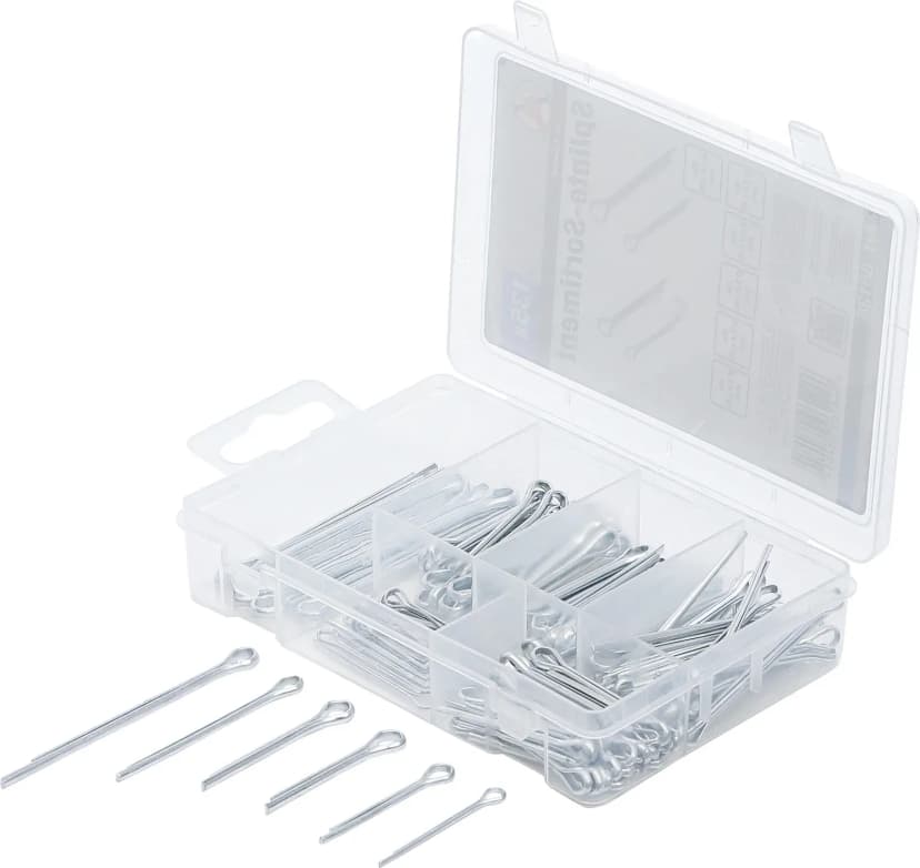 Set razcepk, Ø 1.6 - 3.2 mm, 135-delni
