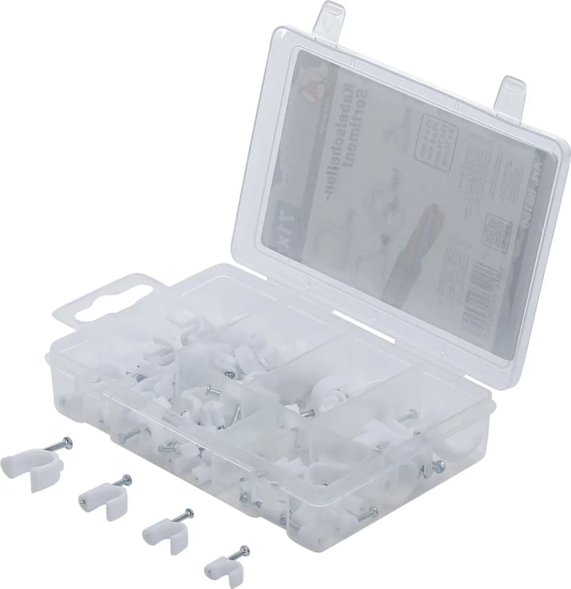 Set kabelskih objemk, 71-delni