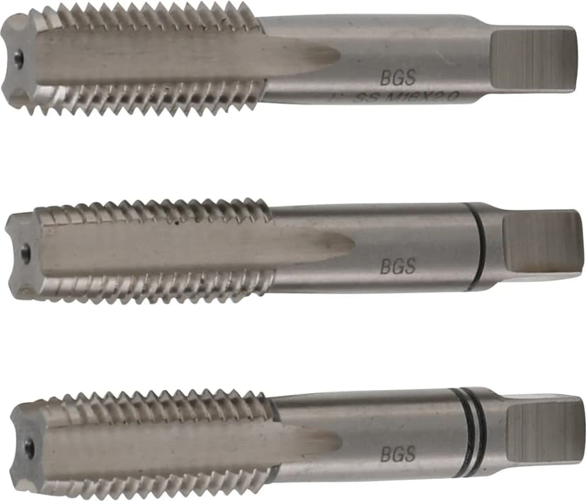 Set ureznikov, prvi, drugi, končni ureznik, HSS-G, M16 x 2.0, 3-delni
