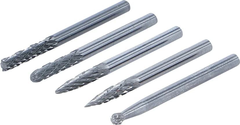 Set HSS frezal, ekstra kratkih, 5-delni