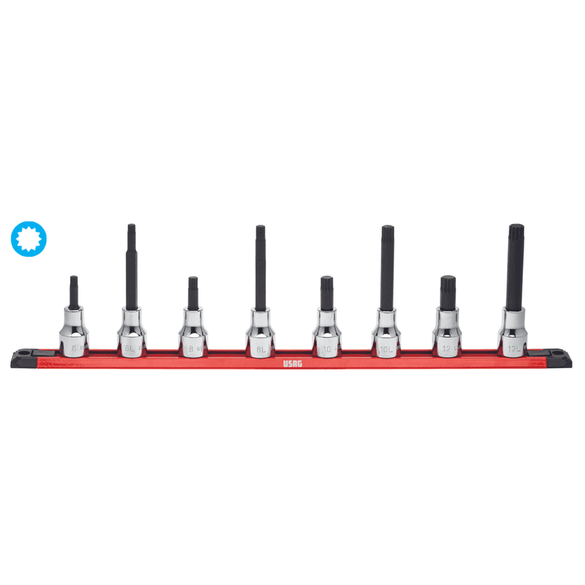 Nasadni biti TORX 12-robi 8-delni set