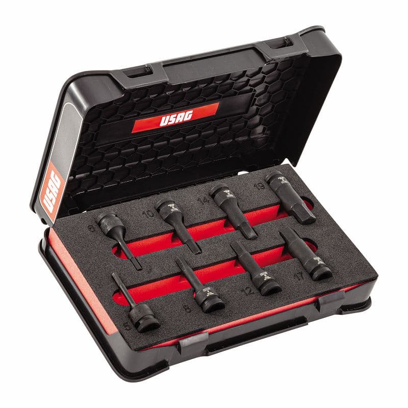 Komplet udarnih imbus nastavkov 1/2" USAG 234 1/2 MN/C8