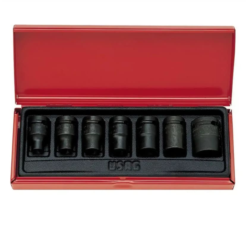 Udarni nasadni ključi TORX 1/2" 7-delni set