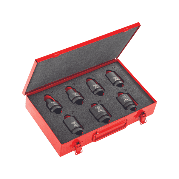 Udarni nasadni ključi 3/4" 6-robi 7-delni set
