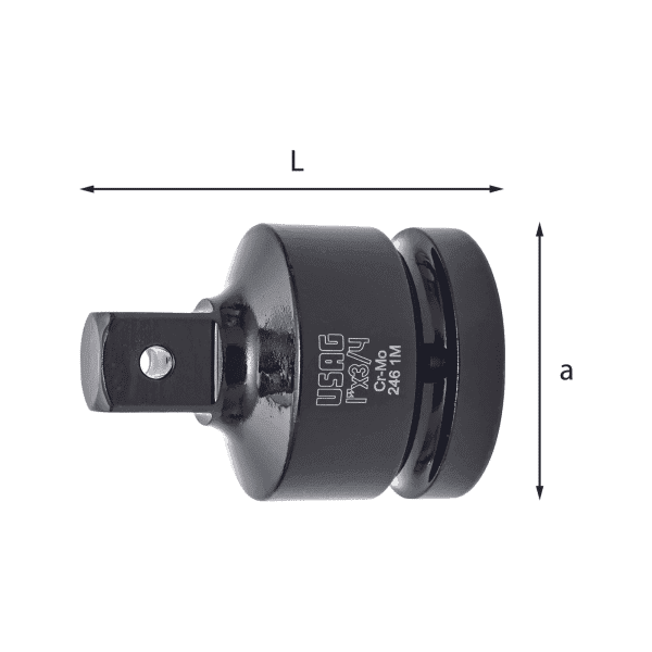 Udarni adapter 1"