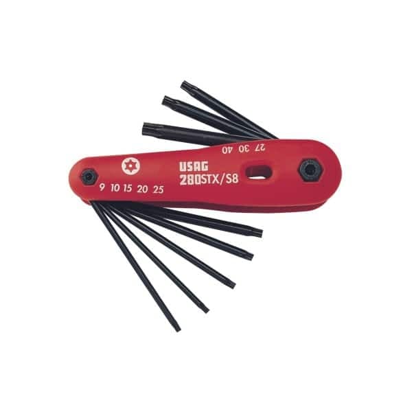 TORX ključi z varovalko 8-delni set T9-T40