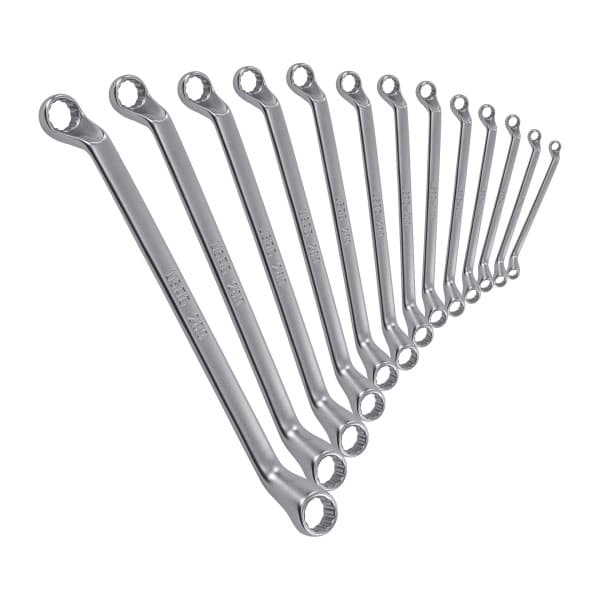 Ključi dvojni obroč 12-robi 13-delni set 6x7 - 30x32mm