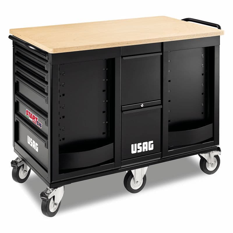 Prazen mobilni delovni pult START z 12 predali USAG 516 STBU12V