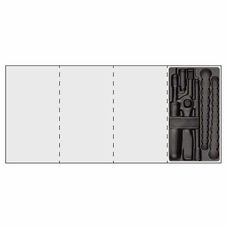 Prazen plastični pladenj USAG 519/606AEPOLV