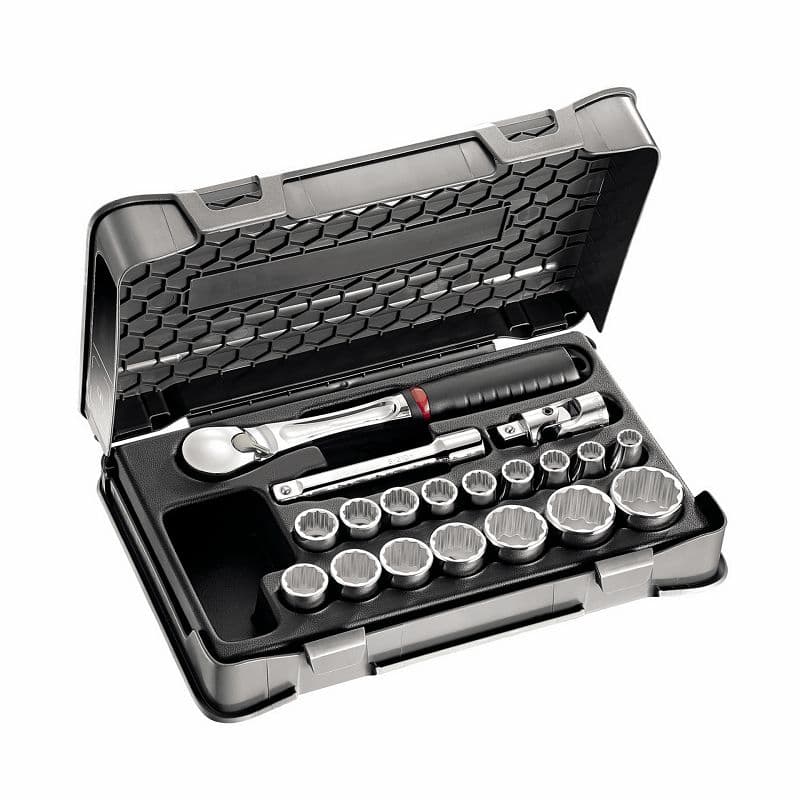 Komplet dvanajstrobih nasadnih ključev USAG 605 1/2 B