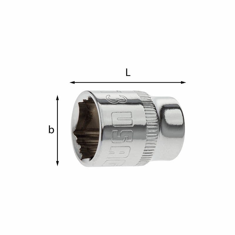 Šestrobni nasadni ključ X-Grip USAG 235 1/4 X