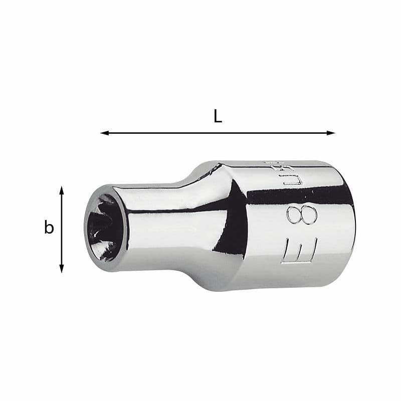 Nasadni ključ TORX® USAG 235 3/8 NTX